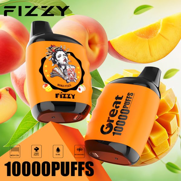 Fizzy Great 10000 Puffs 10K Disposable Vape – 18ml E-Juice & Nicotine Salt Disposable - Bild 5
