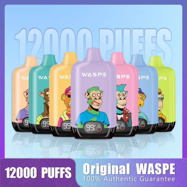 Waspe 12000 12k Puffs Disposable Vape with Screen