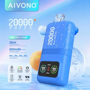 aivono 20000 20k puffs disposable vape with screen