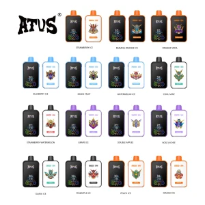 ATVS 25000 Puffs Vape Pen with screen and assorted flavors