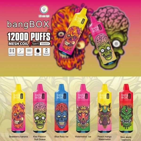 bang box 12000 12k puffs disposable vapes