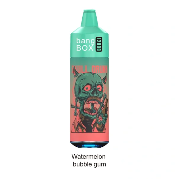 bang box 12000 12k puffs disposable vape watermelon bubble gum flavor