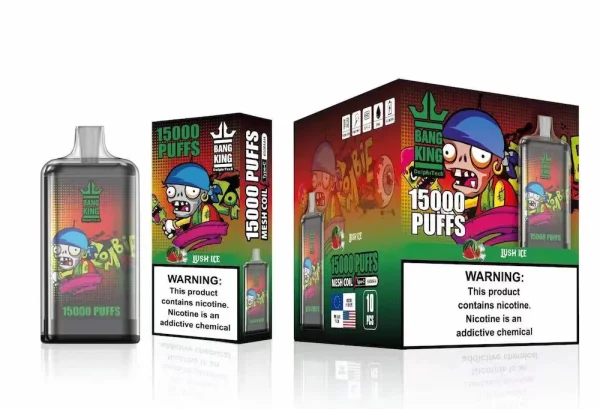 Bang King 15000 caladas vape desechable - sabor Lush Ice