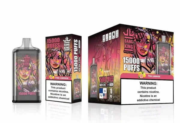 BANG KING 15000 bocanadas vape desechable - sabor Pink Lemonade