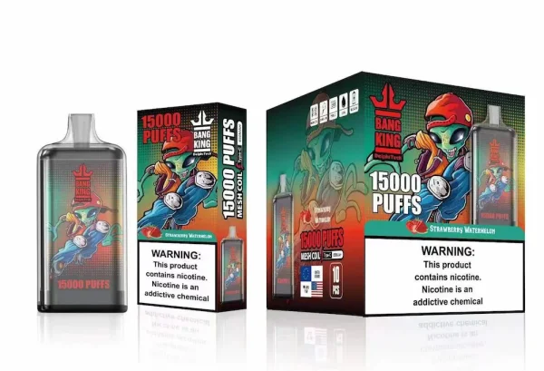 Bang King 15000 bocanadas vape desechable - sabor Sandía Fresa