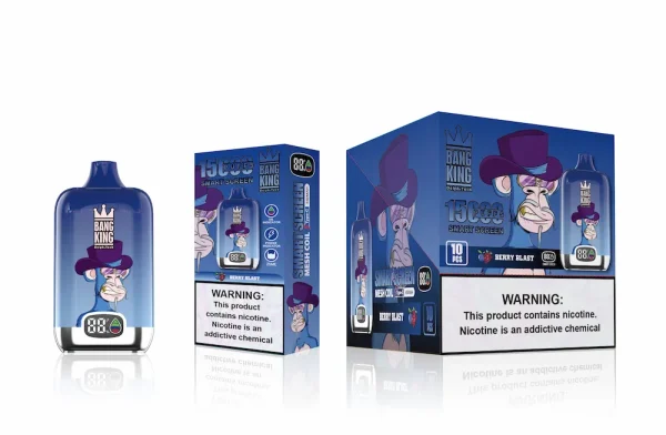 Bang King 15000 puffs disposable vape Berry Blast flavor