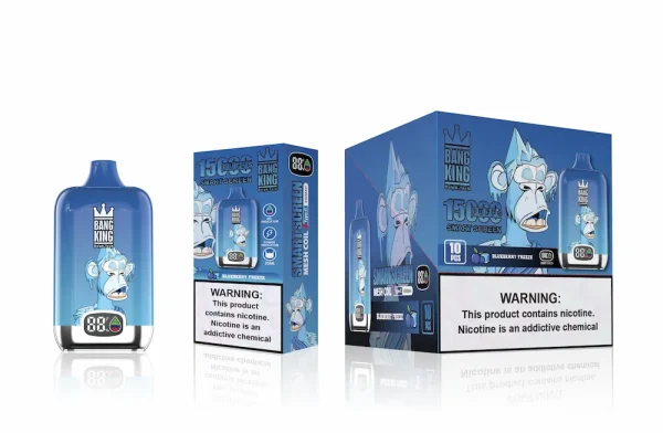Bang King 15000 puffs disposable vape Peach Freeze flavor