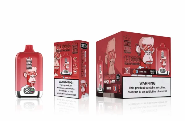 Bang King 15000 puffs disposable vape Lush Ice flavor