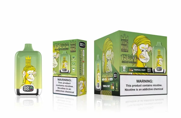 Bang King 15000 puffs disposable vape Tropical Fruit flavor