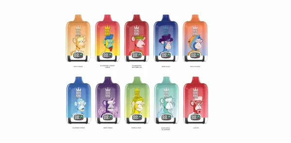 Bang King 15000 puffs smart screen disposable vape flavors overview