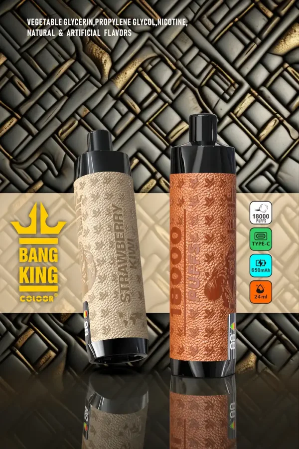 Bang King Crown Bar 18000 Puffs Disposable Vape Features Overview
