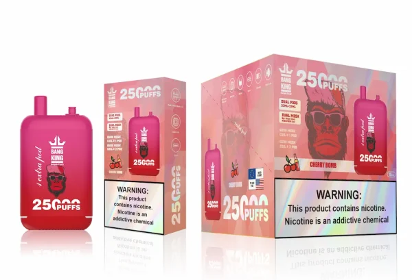 Bang King 25000 puffs disposable vape - Cherry Bomb flavor