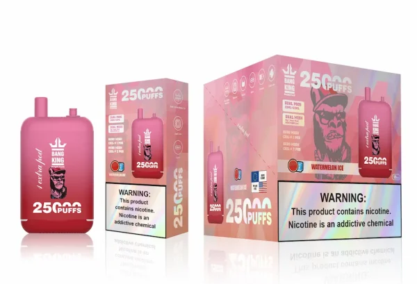 Bang King 25000 puffs disposable vape - Watermelon Ice flavor