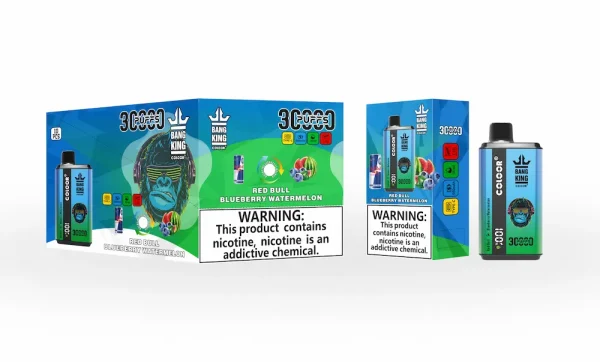 Bang King 30000 boccate di vape monouso - Red Bull al gusto di mirtillo e anguria