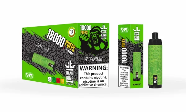 Bang King Crown Bar 18000 Puffs Apple Disposable Vape