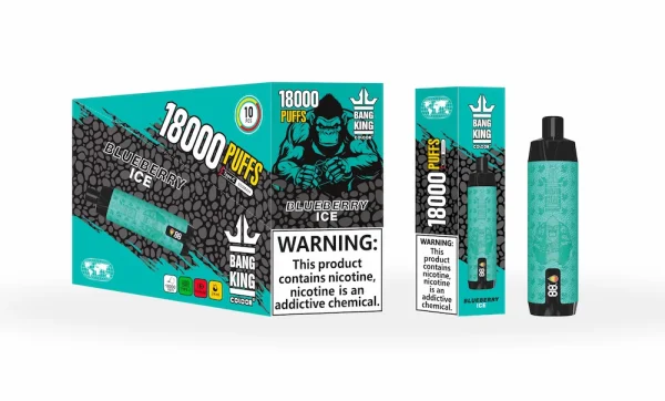 Bang King Crown Bar 18000 Puffs Blueberry Ice Disposable Vape