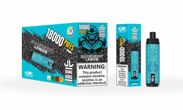 Bang King Crown Bar 18000 Puffs Blueberry Lemon Disposable Vape