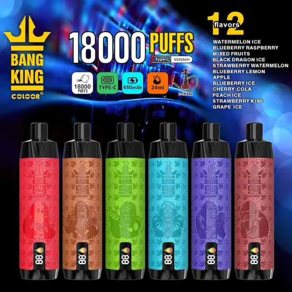 Bang King Crown Bar 18000 Disposable Vape Airflow Control