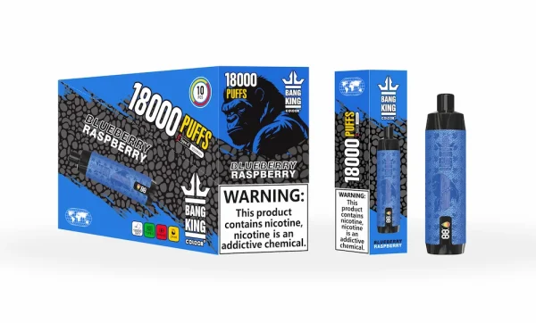 Bang King Crown Bar 18000 Puffs Blueberry Raspberry Disposable Vape