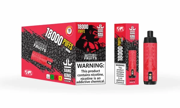 Bang King Crown Bar 18000 Puffs Mixed Fruits Disposable Vape