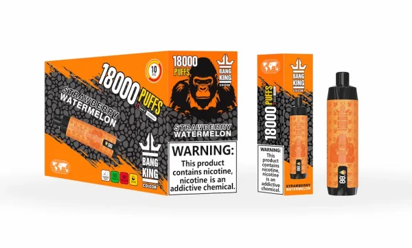 Bang King Crown Bar 18000 Puffs Strawberry Watermelon Disposable Vape