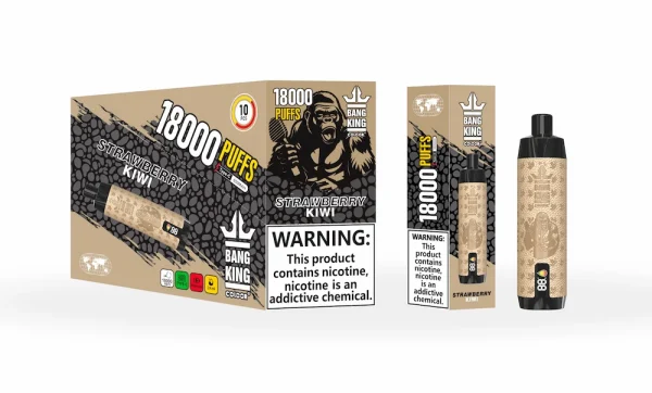 Bang King Crown Bar 18000 Puffs Strawberry Kiwi Disposable Vape