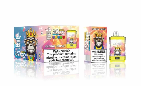 Bang King Double Crystal 20000 puffs disposable vape - Energy Drink flavor