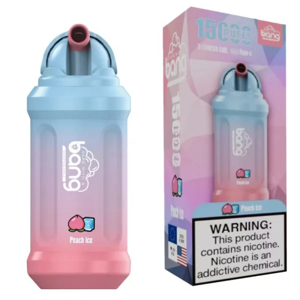 bang vape 15000 15k puffs disposable vape peach ice