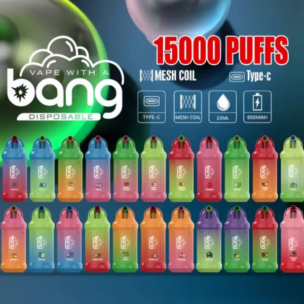 bang vape 15000 15k apuffs disposable vapes