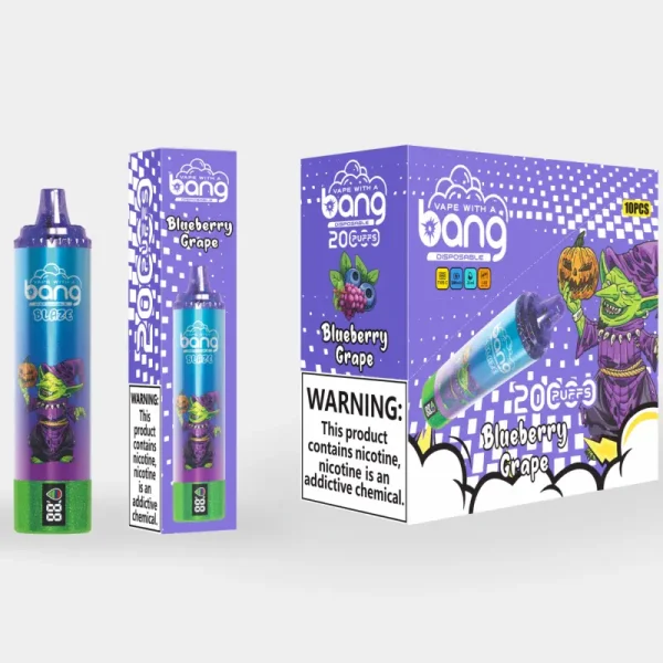bang vape 20000 20k puffs disposable vape blueberry grape
