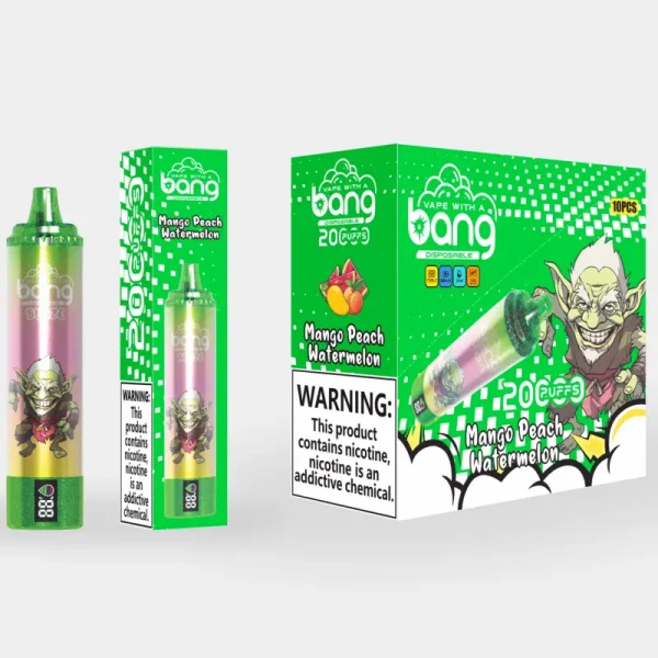 bang vape 20000 20k puffs disposable vape mango peach melon