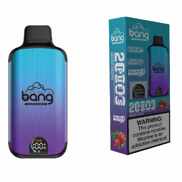 bang vape 20000 20k puffs disposable vape with screen - mixed fruit