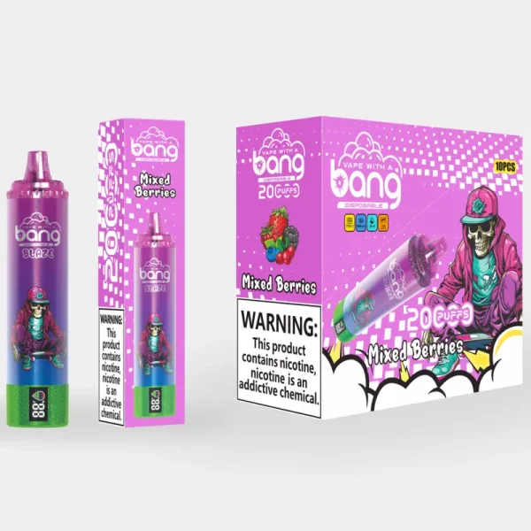 bang vape 20000 20k puffs disposable vapes mixed berries