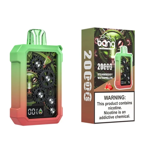 bang vape 20000 20k puffs gear disposable vape strawberry watermelon