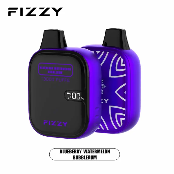Fizzy 13000 puffs disposable vape - Blueberry Watermelon Bubblegum flavor