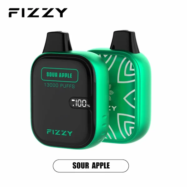 Fizzy 13000 puffs disposable vape - Sour Apple flavor