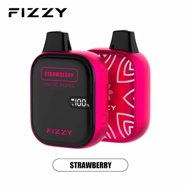 Fizzy 13000 puffs disposable vape - Strawberry flavor
