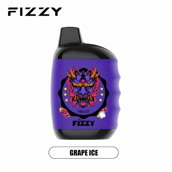 Fizzy Great 10000 puff disposable vape - Grape Ice flavor