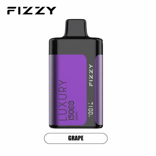 Fizzy Luxury 15000 puffs disposable vape - grape flavor