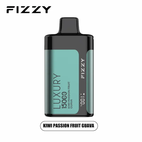 Fizzy Luxury 15000 puffs disposable vape - Kiwi Passion Fruit Guava flavor