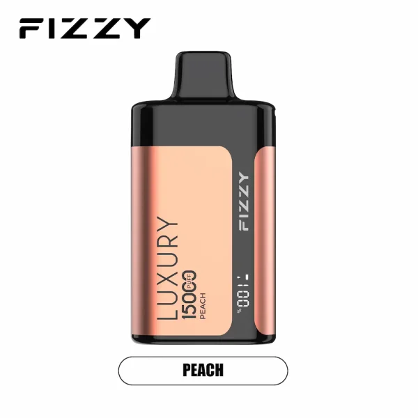 Fizzy Luxury 15000 puffs disposable vape - Peach flavor