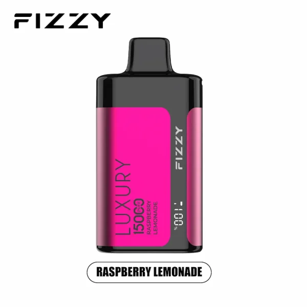 Fizzy Luxury 15000 puffs disposable vape - Raspberry Lemonade flavor
