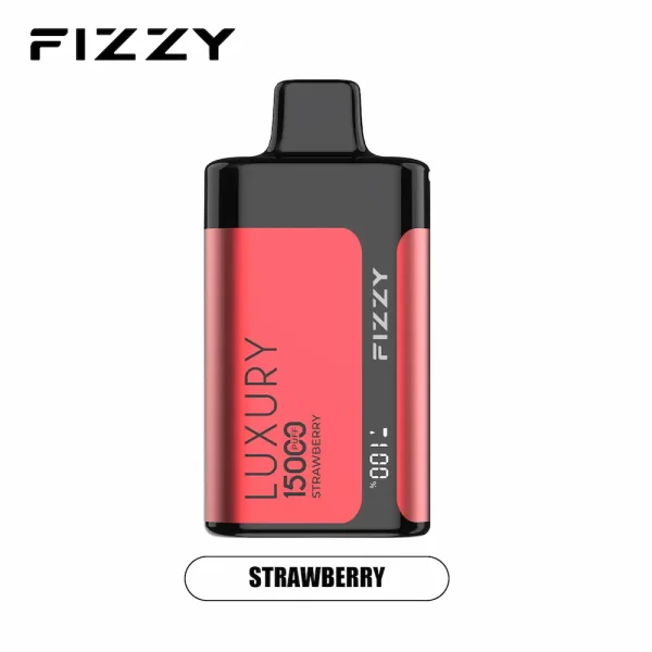 Fizzy Luxury 15000 puffs disposable vape - Strawberry flavor
