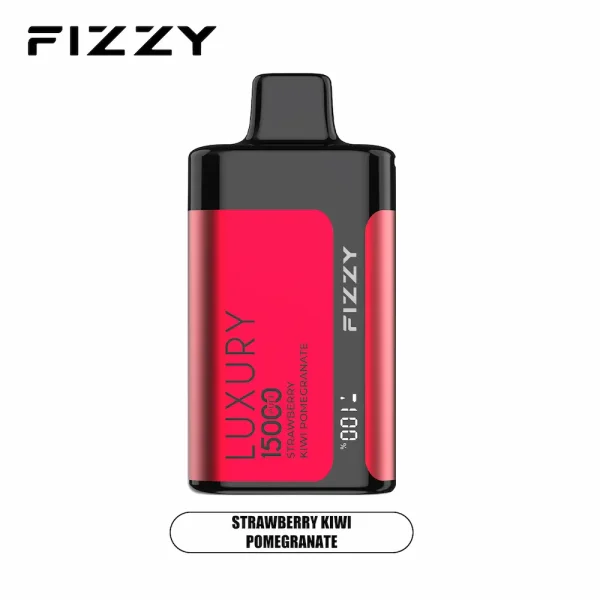 Fizzy Luxury 15000 puffs disposable vape - Strawberry Kiwi Pomegranate flavor