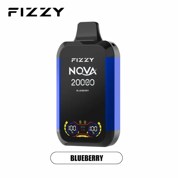 Fizzy Nova 20000 puffs disposable vape - Blueberry flavor