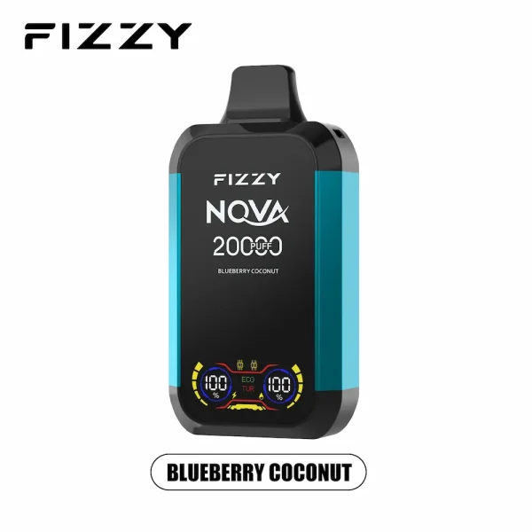 Fizzy Nova 20000 puffs disposable vape - Blueberry Coconut flavor