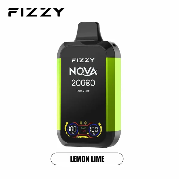 Fizzy Nova 20000 puffs disposable vape - Lemon Lime flavor