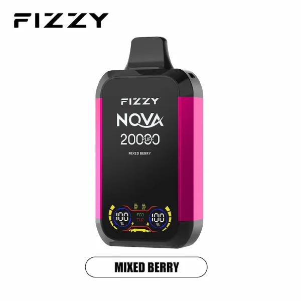 Fizzy Nova 20000 puffs disposable vape - Mixed Berry flavor