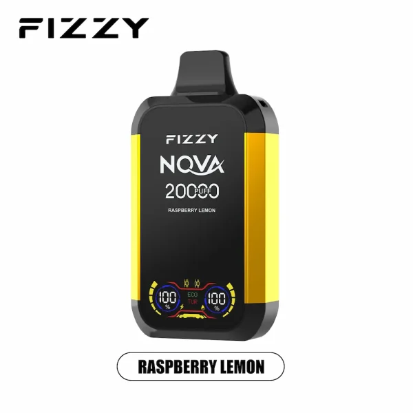 Fizzy Nova 20000 puffs disposable vape - Raspberry Lemon flavor