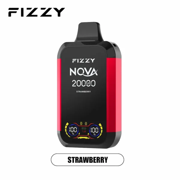 Fizzy Nova 20000 puffs disposable vape - Strawberry flavor